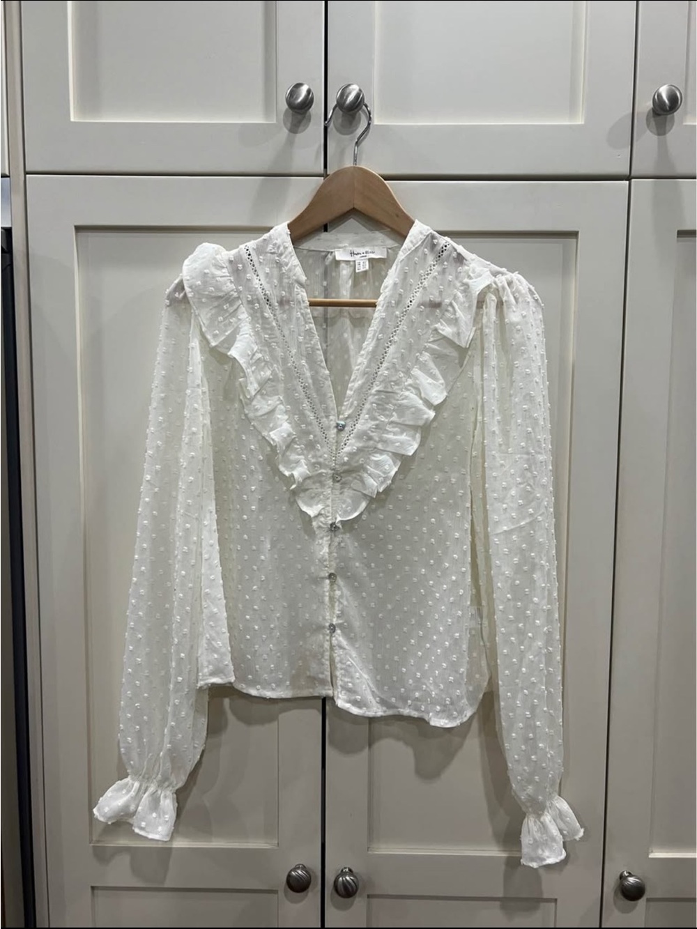 Sheer button up